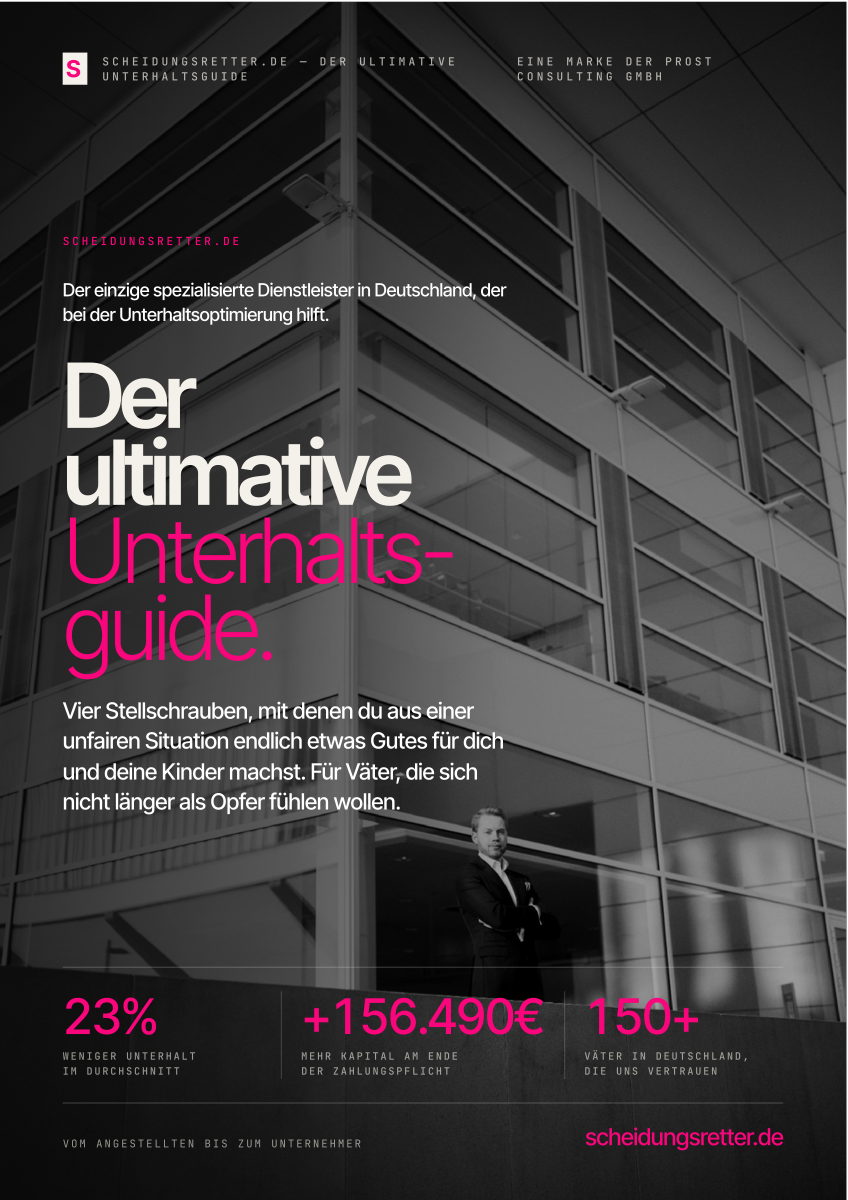 Der ultimative Unterhaltsguide - scheidungsretter.de